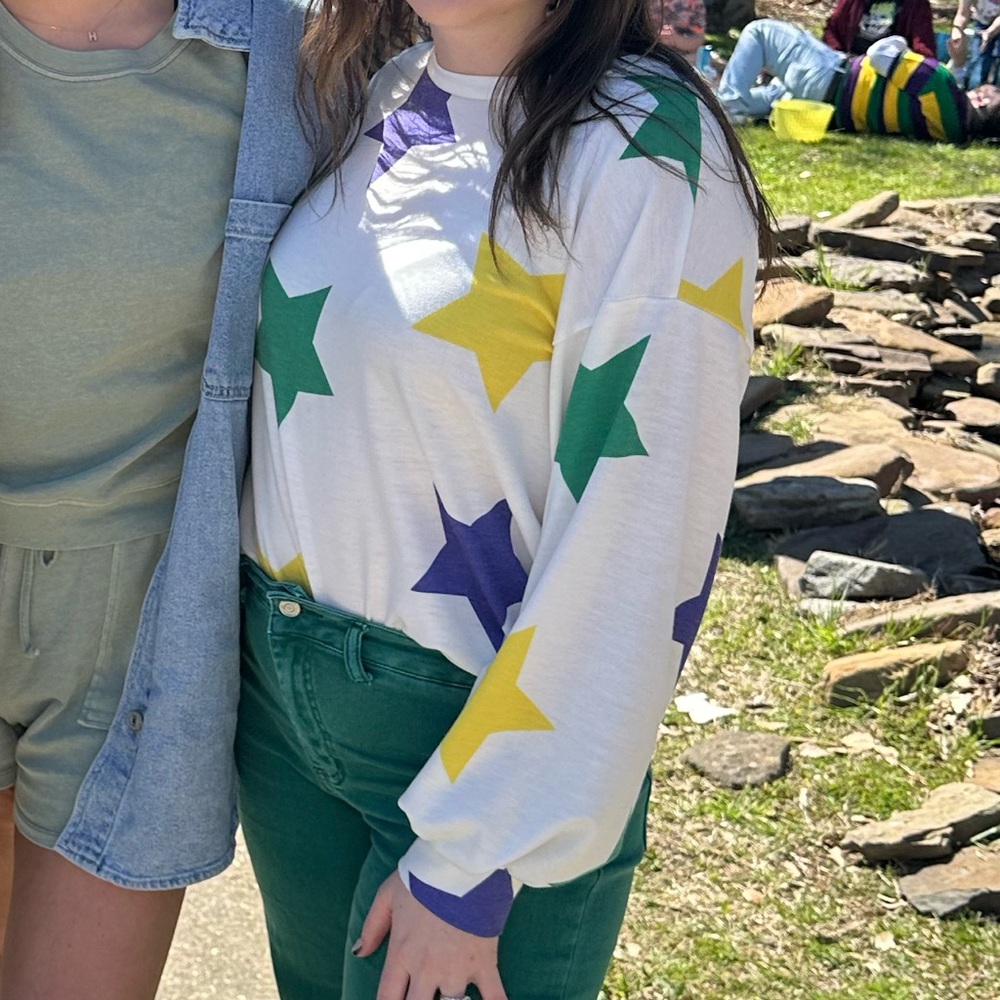 Mardi Gras Star Top